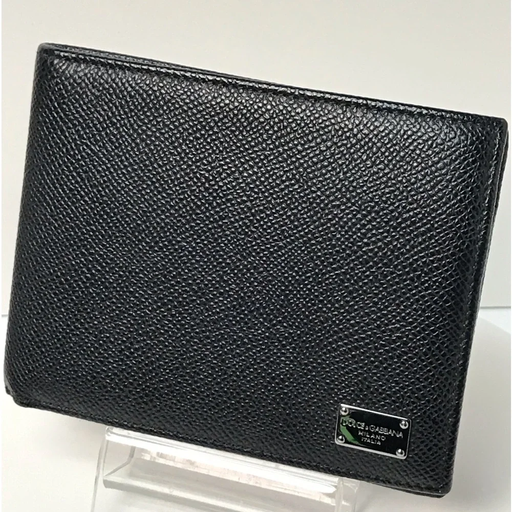 Dolce & Gabbana Leather Bifold Wallet 🖤